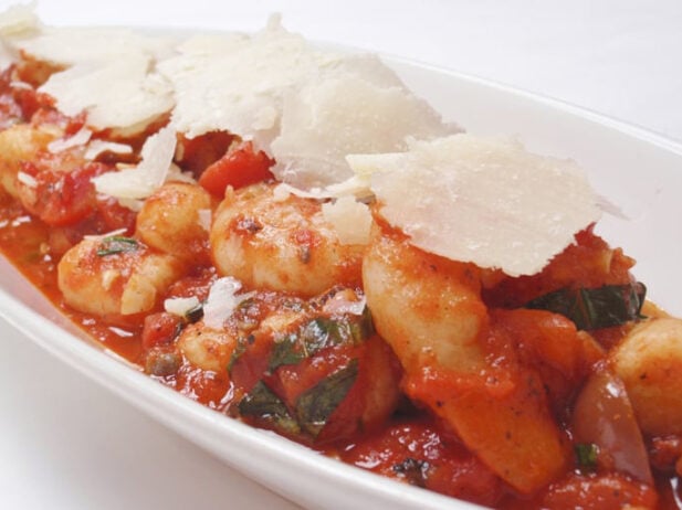 Gnocchi with Prawns in a Tomato Caper Sauce Recipe