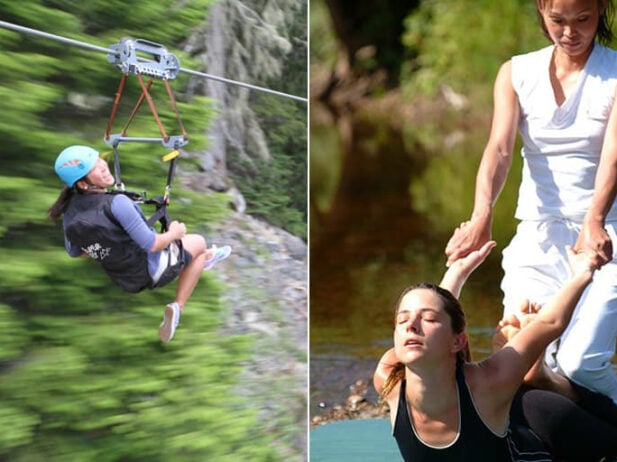 Two Sides of Whistler: Scandinave Spa and Superfly Ziplines