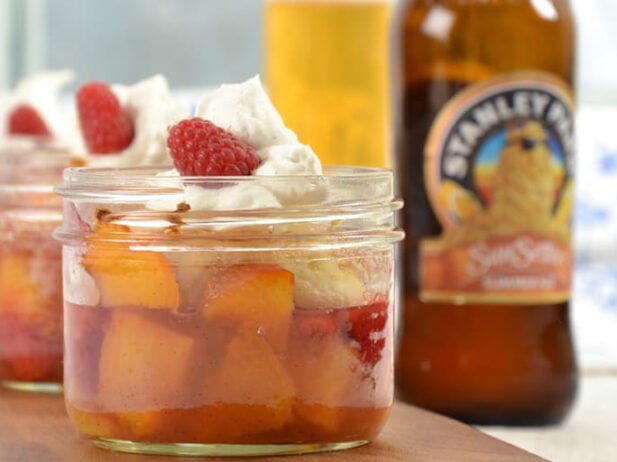 Peach Ale Cobbler with Ale Chantilly Cream Recipe