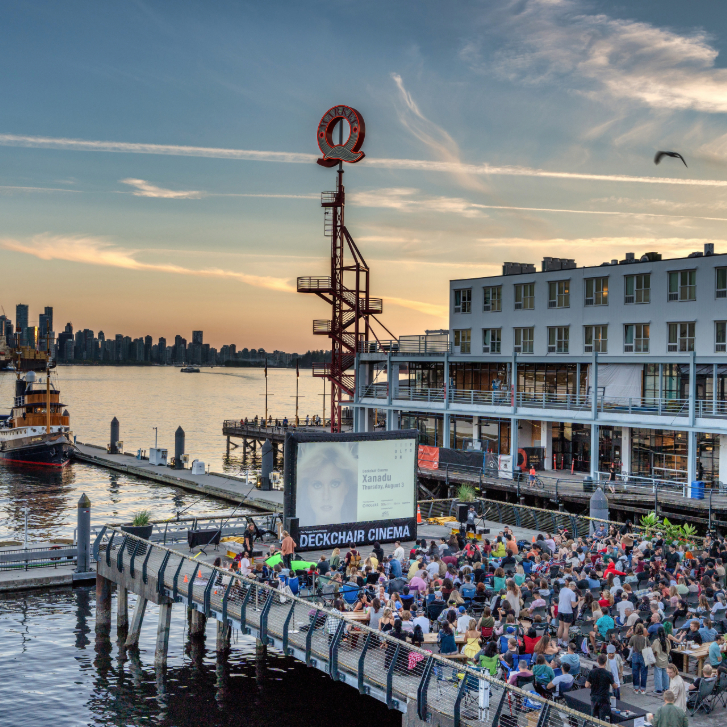 Outdoors Deckchair Cinema at Lonsdale Quay