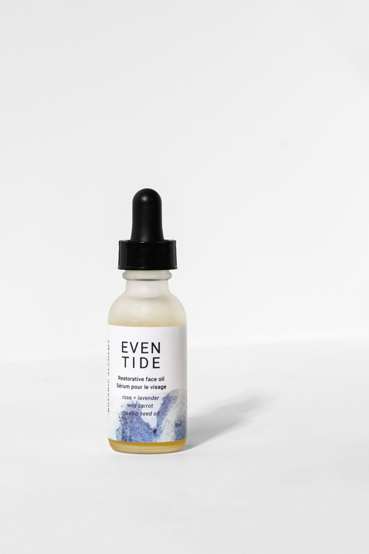 a product bottle that reads "Eventide"