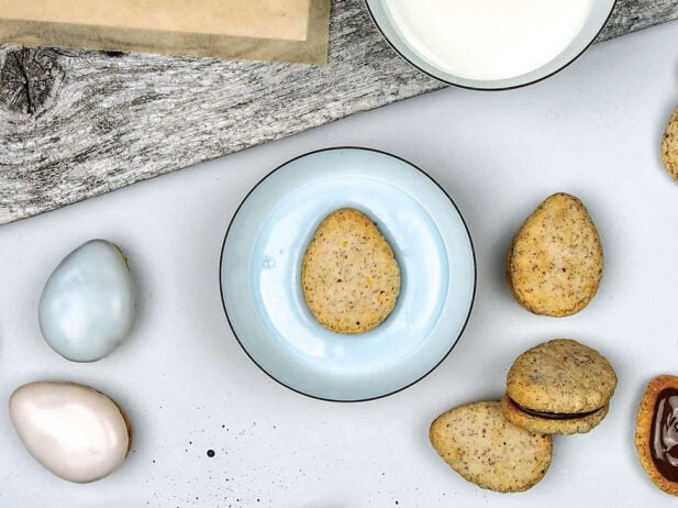 Chocolate Almond Cookie Eggs Recipe