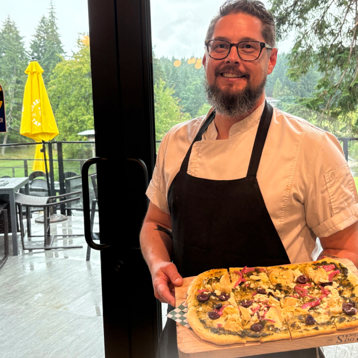 Greenview Taphouse's chef Todd Bright in Nanoose Bay