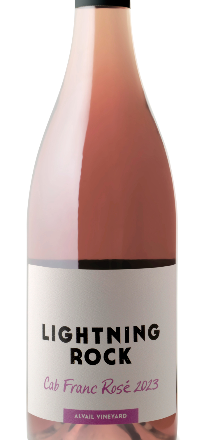 Bottle of Lightning Rock's 2023 Rosé 