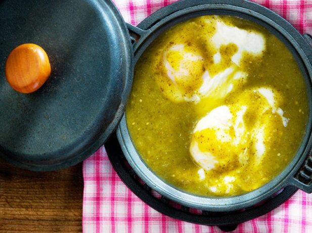 Recipe: Poached Eggs in Salsa