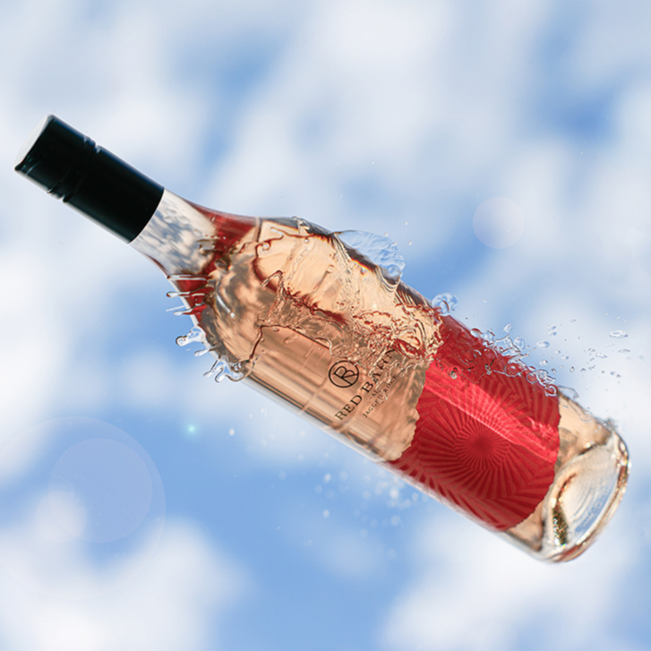Bottle of Red Barn in the sky