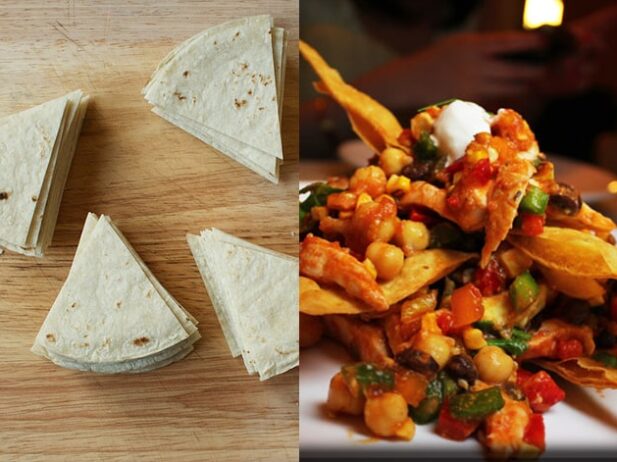 Southwest Chicken with Warm Tortilla Wedges