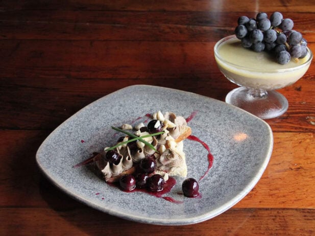 Chicken Liver Mousse with Coronation Grape Gastrique Recipe