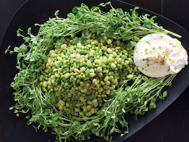 Recipe: Sweet Pea, Edamame and Burrata Salad