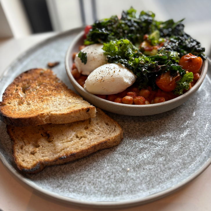 The Courtney Room in Victoria's Shakshuka breakfast