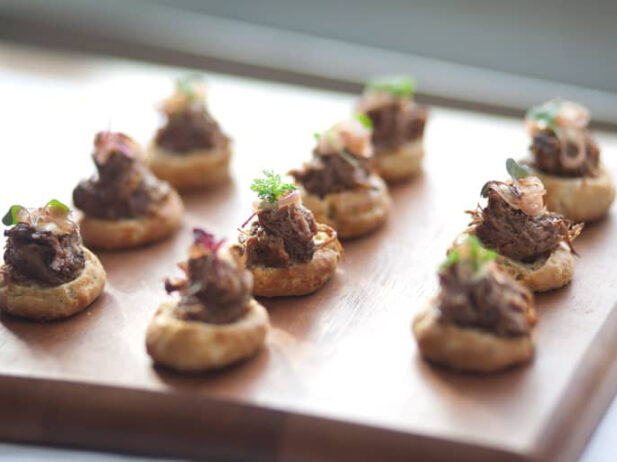 Braised Beef Profiteroles Recipe