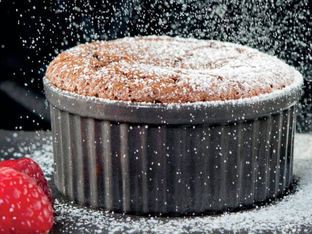 Truffle-stuffed Molten Chocolate Cakes