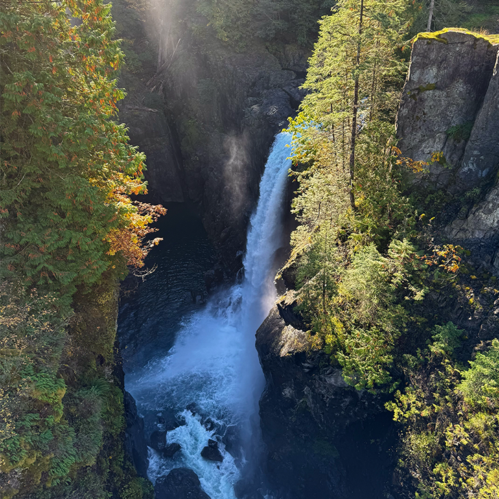 Elk Falls in Campbell River