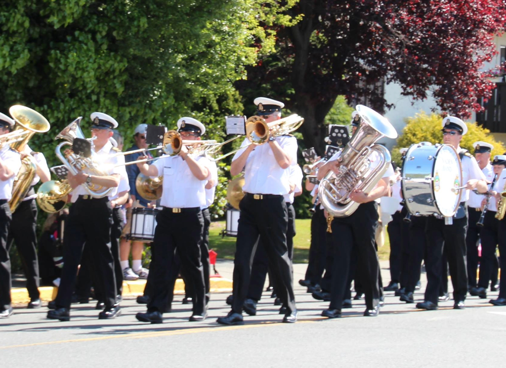 marching band at 2022 Esquimalt Buccaneer Days