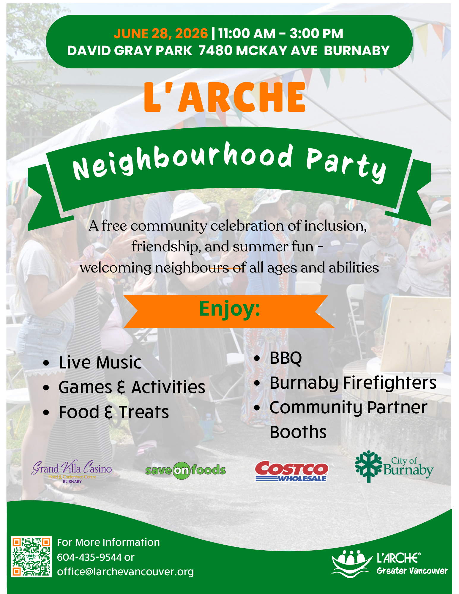 L’Arche Neighbourhood Party