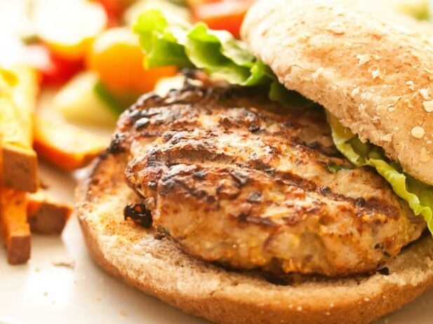 Teriyaki Turkey Burgers