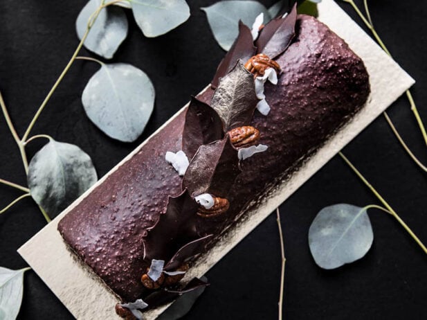 A Bûche de Noël Makes the Holidays Warm and Bright